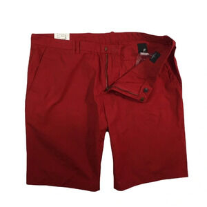 SH448 NWT Mens J. Ferrar Brand Preppy Flat Front Chino Shorts 36